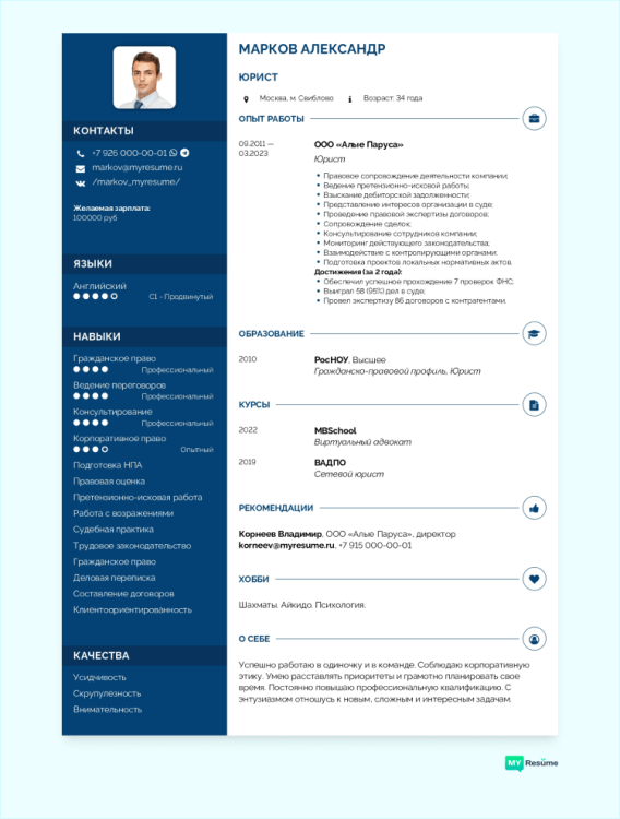 Резюме на Основе Шаблона: Как Создать [Примеры Лучших Заготовок]