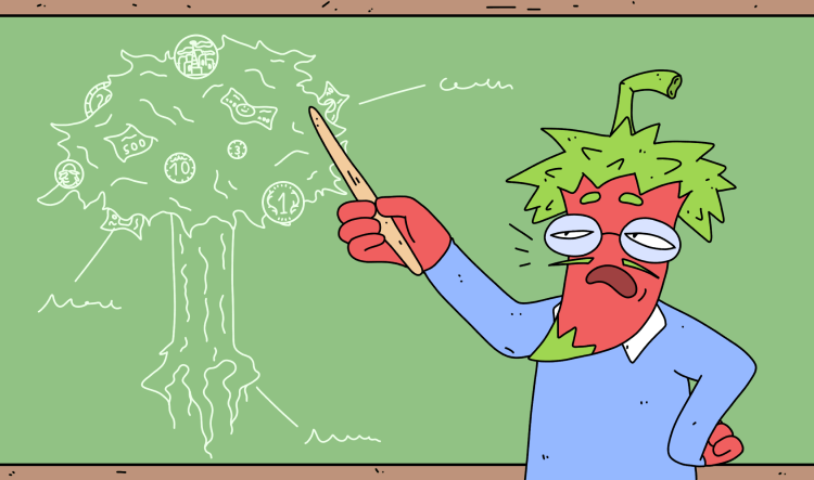 научился заработал