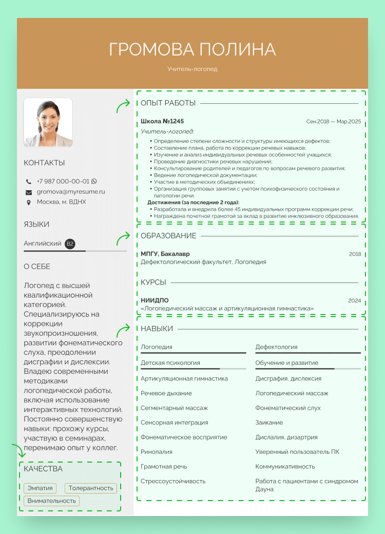 адаптация резюме