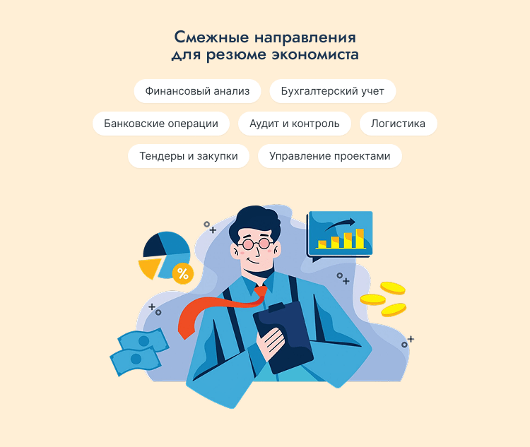 опыт работы в резюме экономиста